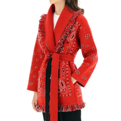 CARDIGAN BANDANA RED